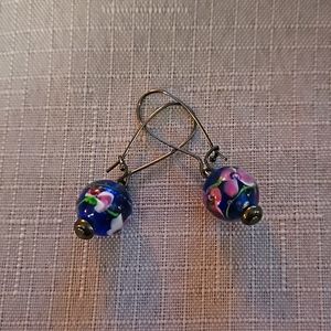 ❤ 3 /$ 12 ❤ Blue Glass Earrings